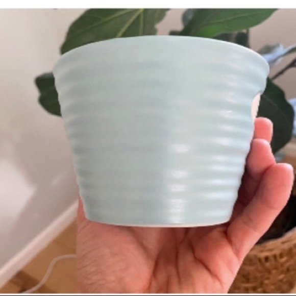 Baby blue STARBUCKS mocha ceramic mug 2007 - Picture 2 of 4